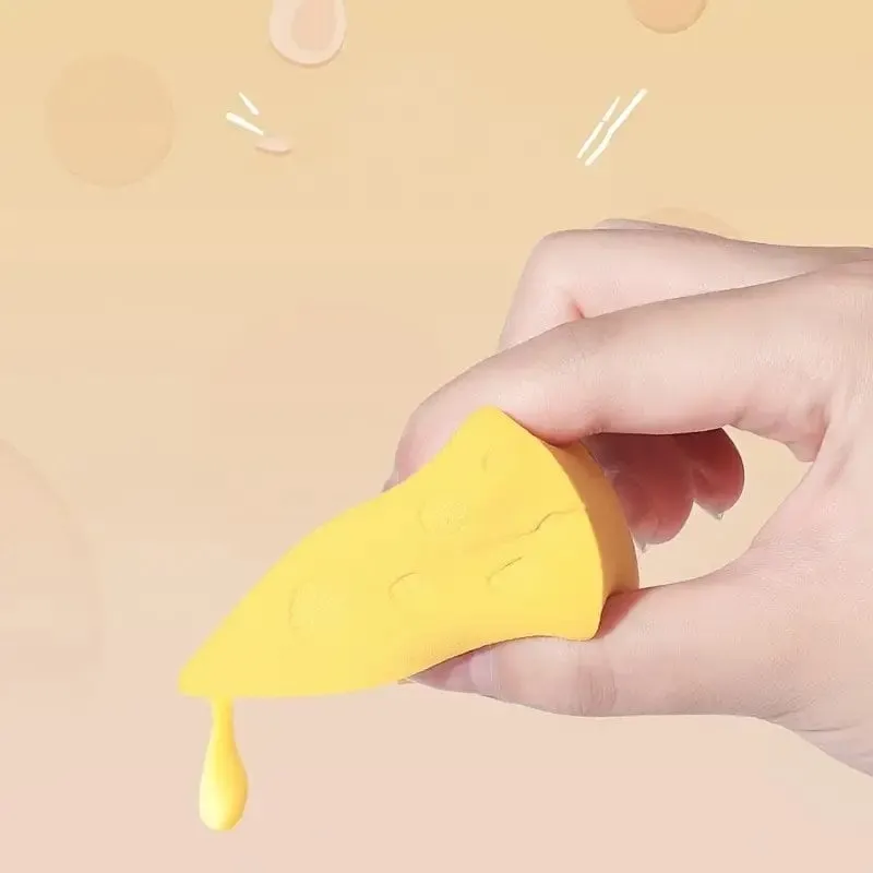 Mini Makeup Sponge Puff Cute Cheese Shaped Triangle Soft Portable Wet And Dry Use Disposable Beauty Egg Face Foundation Powder Makeup Cream