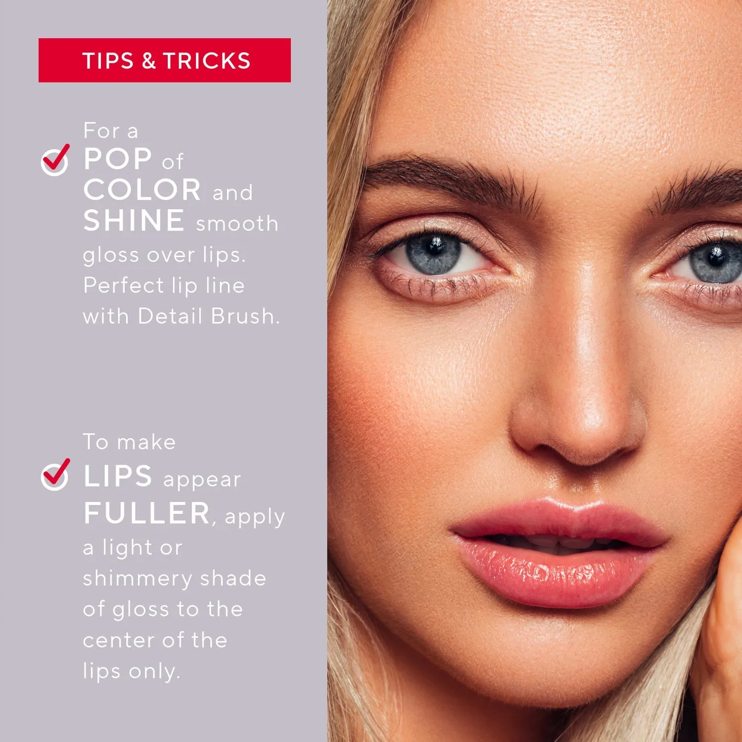 Mirabella Luxe Advanced Formula Lip Gloss,  3.5 mL