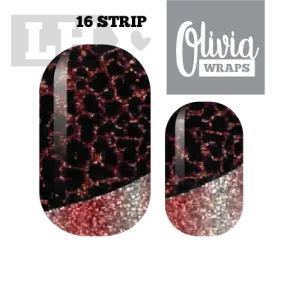 Modern Leopard Glam Nail Wraps