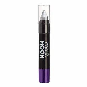Moon silver metallic face & body crayon