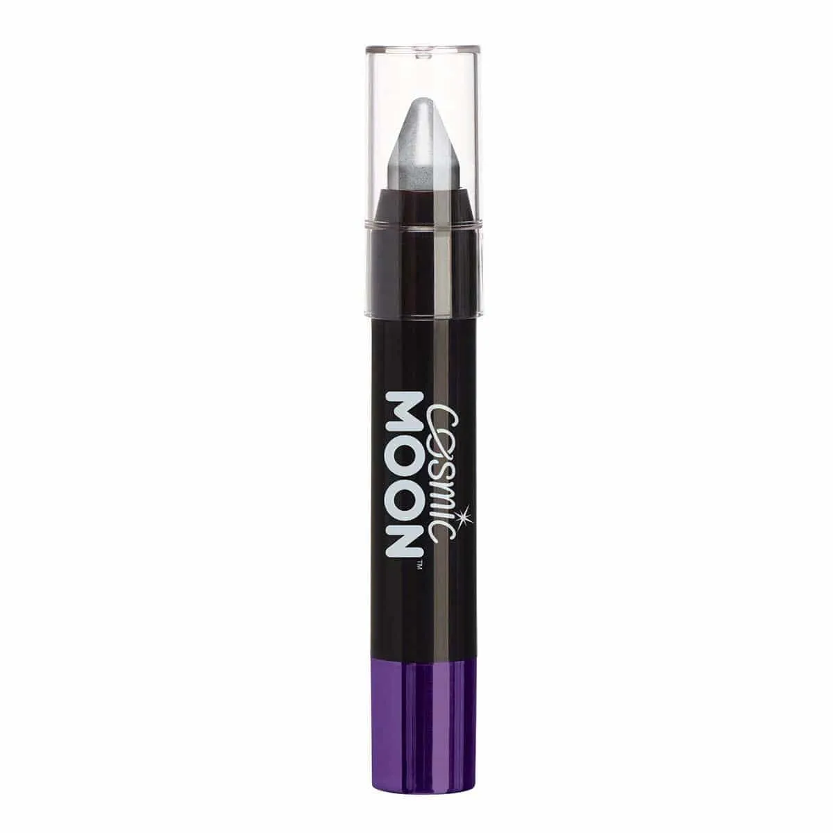 Moon silver metallic face & body crayon