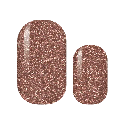 Moscow Mule Glam Nail Wraps
