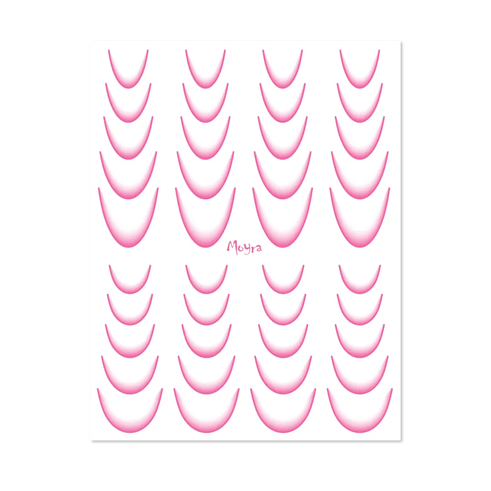 Moyra - Watertransfer Sticker Selection No. 08 Pink Ombre