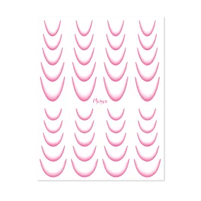 Moyra - Watertransfer Sticker Selection No. 08 Pink Ombre