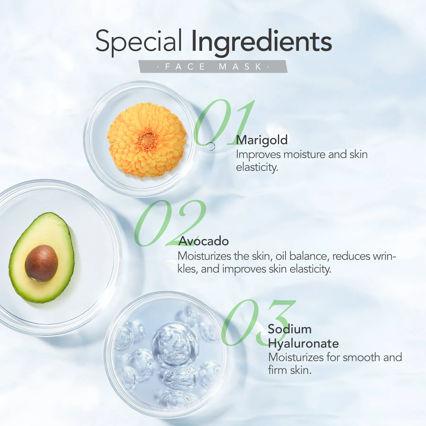 My Skin-Mate Face Mask Marigold & Avocado