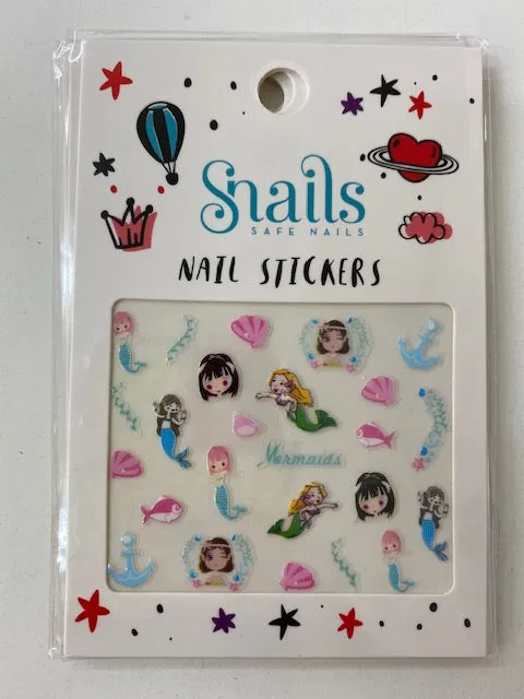 Nail Stickers Mermaid Snails