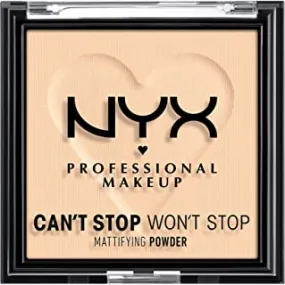 NYX PROFESSIONAL MAKEUP Can't Stop Won't Stop Mattifying Pressed Powder - Light