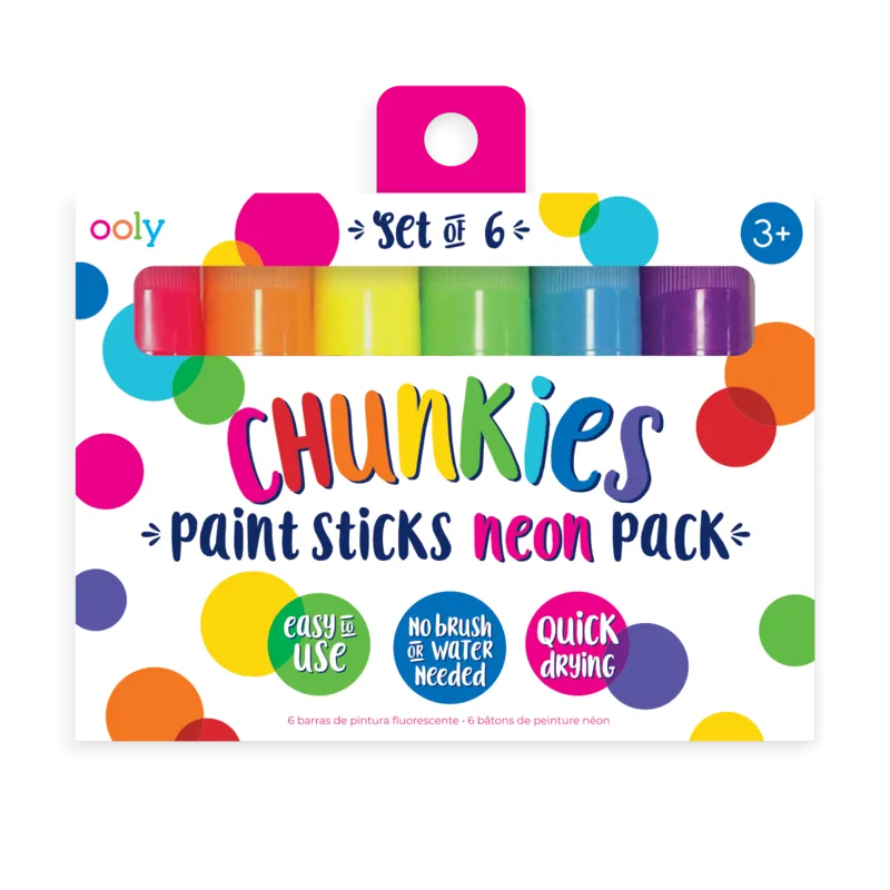Ooly Chunkies Paint Sticks - Neon
