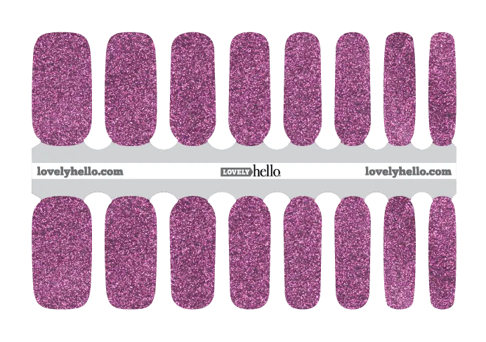 Orchid Glam Nail Wraps
