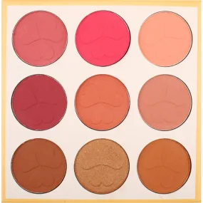 OWIIZI Blusher Palette, Natural Make Up Blushing Set Face Sheer Matte Mineral Blush Kit, Cheek Base Foundation Pressed Powder Pallet