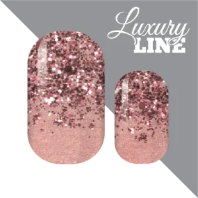 Pink and Pink Glam Nail Wraps
