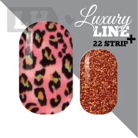 Pinky Leopard Glam Nail Wraps