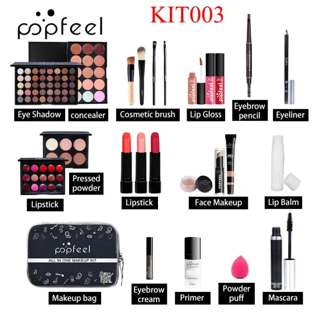 POPFEEL  ALL IN ONE Full Professional Makeup Kit
