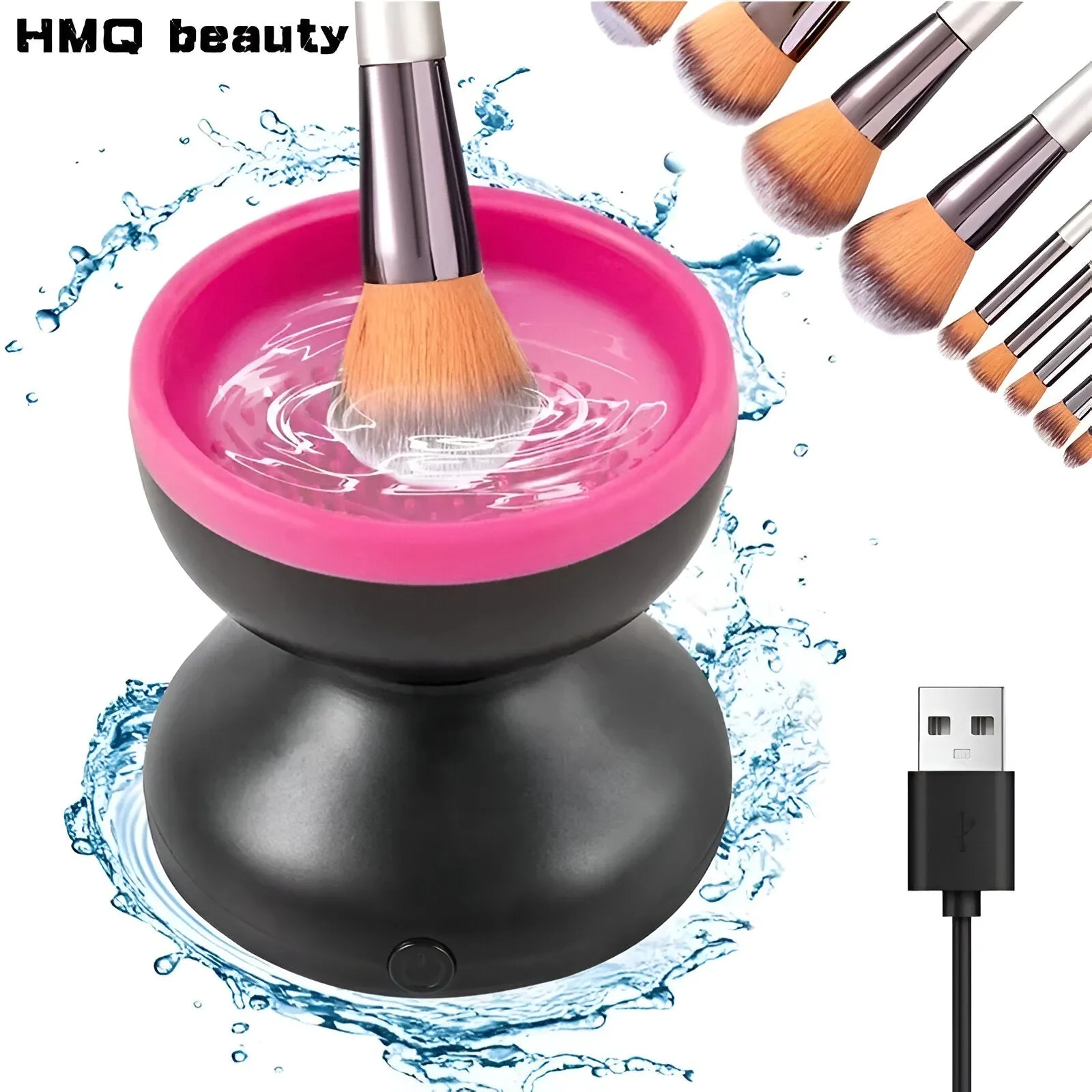 Portable Makeup Brush Cleaner Device
