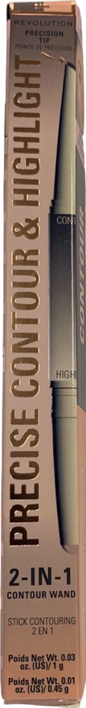Revolution Precise Contour & Highlight 2-in-1 Contour Wand Dark 3.8g