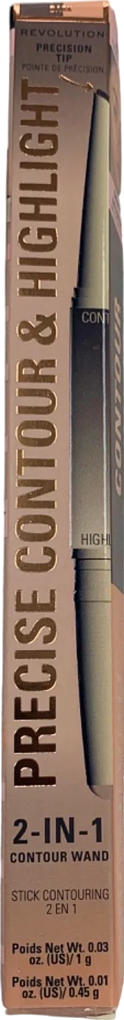 Revolution Precise Contour & Highlight 2-in-1 Contour Wand Dark 3.8g
