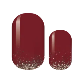 Royal Red Glam Nail Wraps