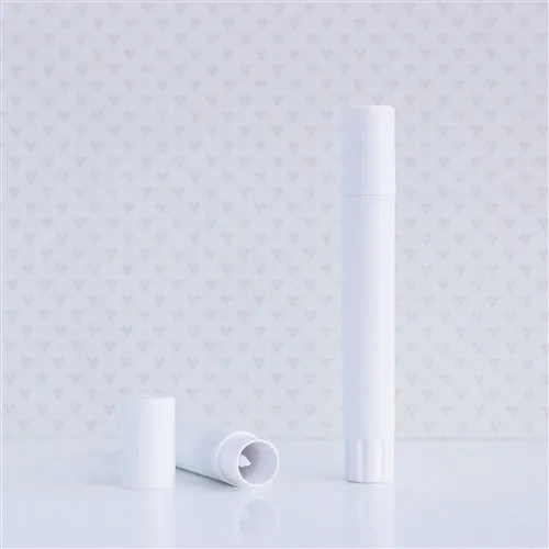 Slimline White Lip Balm Tube - 0.07oz