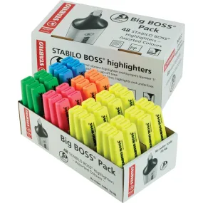 Stabilo Boss Highlighters (Assorted) pk 48