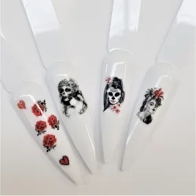 SUGAR SKULL NAIL ART STICKERS