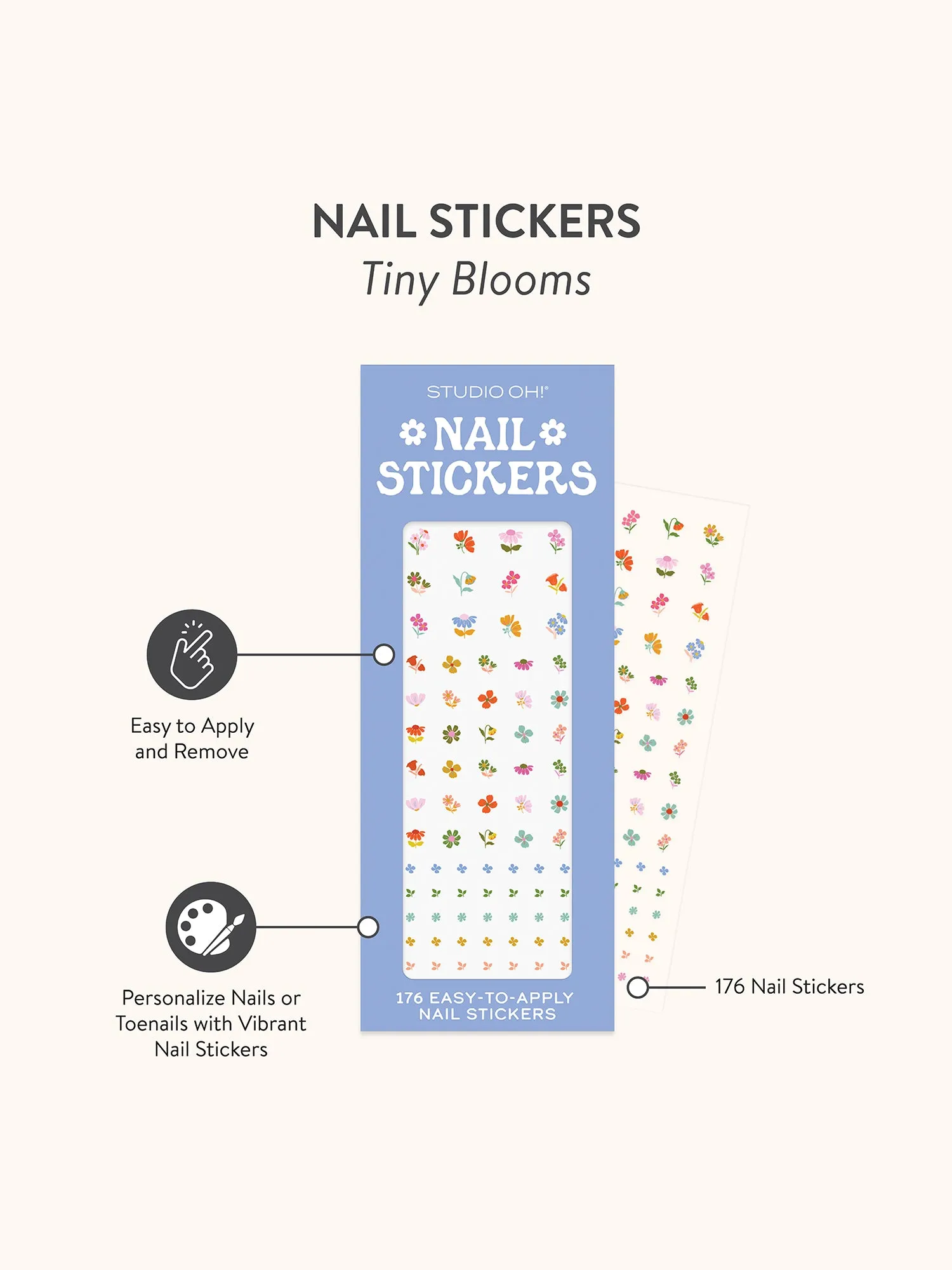 Tiny Blooms Nail Stickers