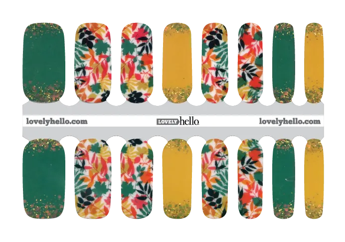 Tropical Glam Nail Wraps