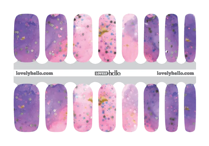 Unicorn Glam Nail Wrap