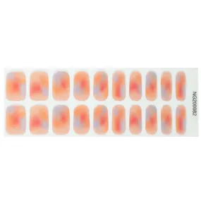 Wind & Waves | Peach & Blue Gel Nail Wraps