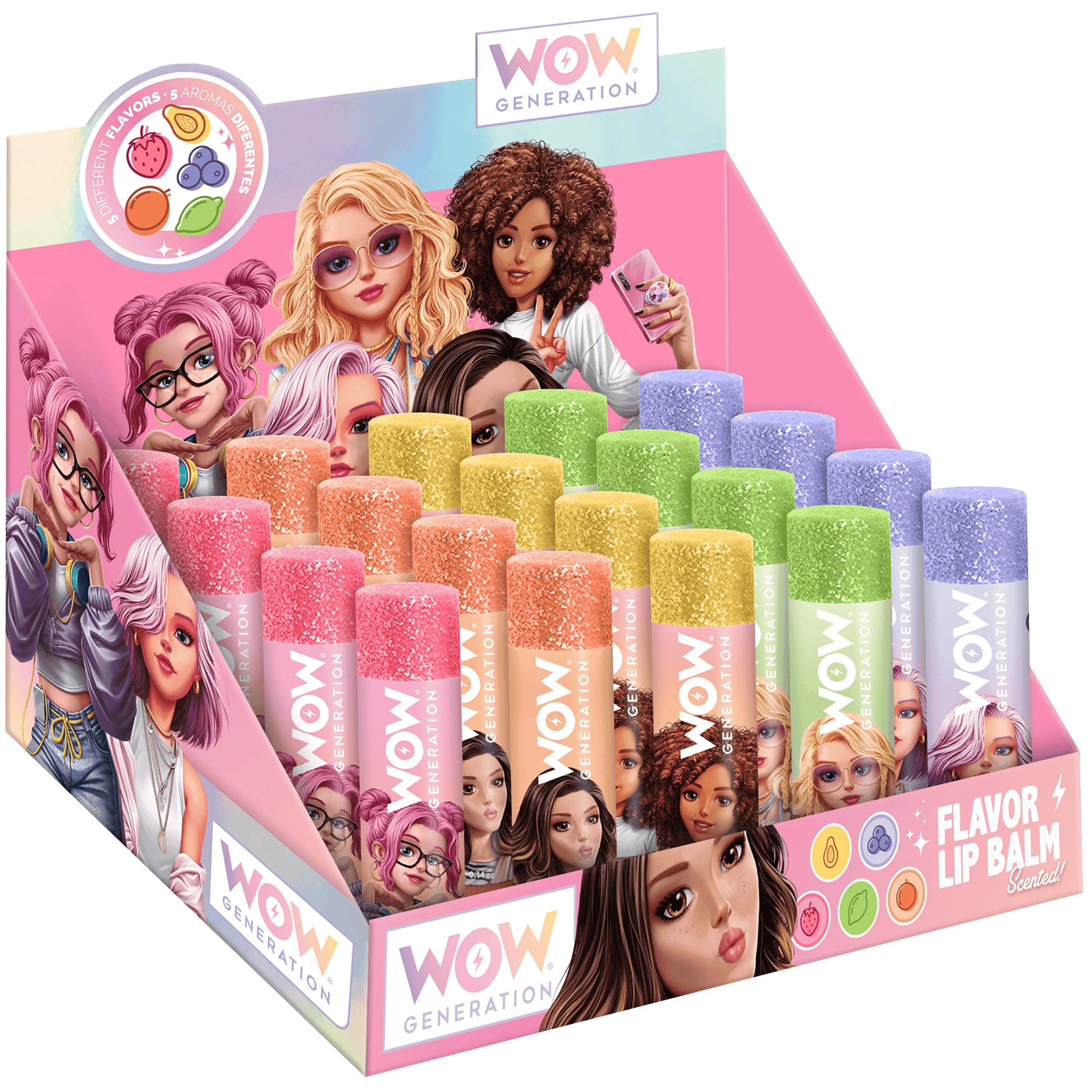 WOW Generation Assorted Flavoured Lip Balm